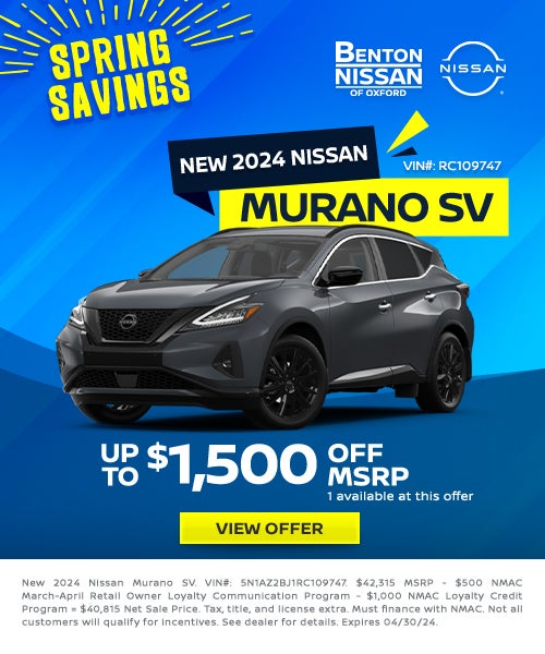 New 2024 Nissan Murano SV