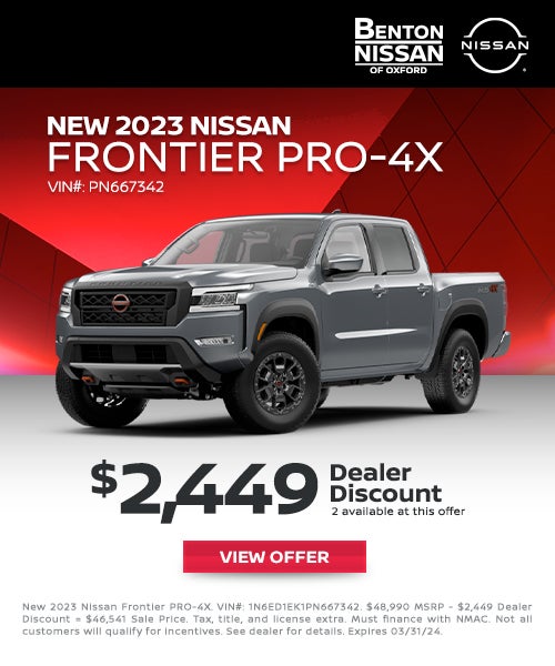 New 2023 Nissan Frontier PRO-4X