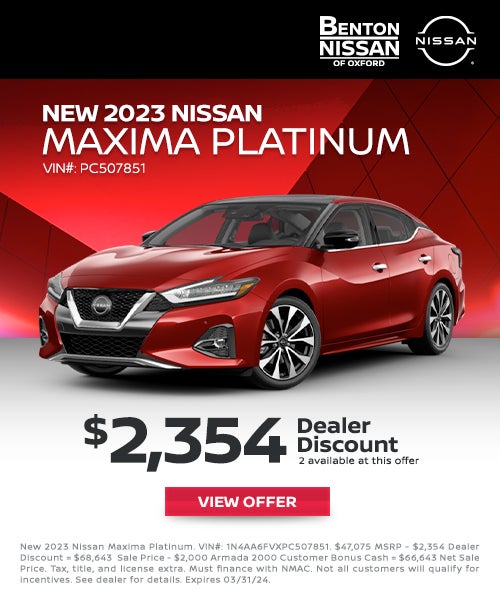 New 2023 Nissan Maxima Platinum