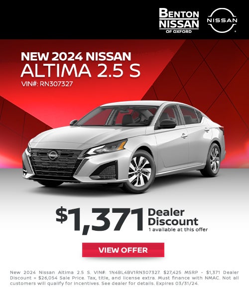 New 2024 Nissan Altima 2.5 S